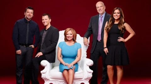 Caroline Manzo with her family