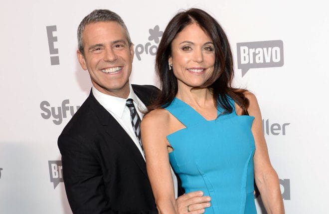 Andy Cohen and Bethenny Frankel