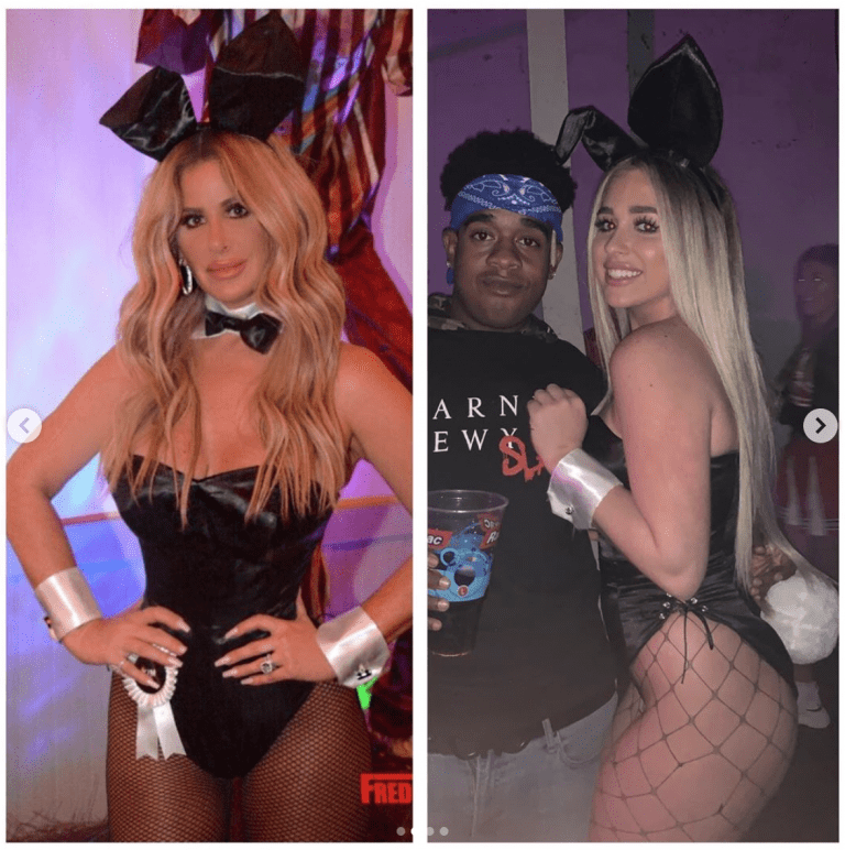 Ariana Biermann Wears Her Mom Kim Zolciak-Biermann's Sexy Playboy Bunn...