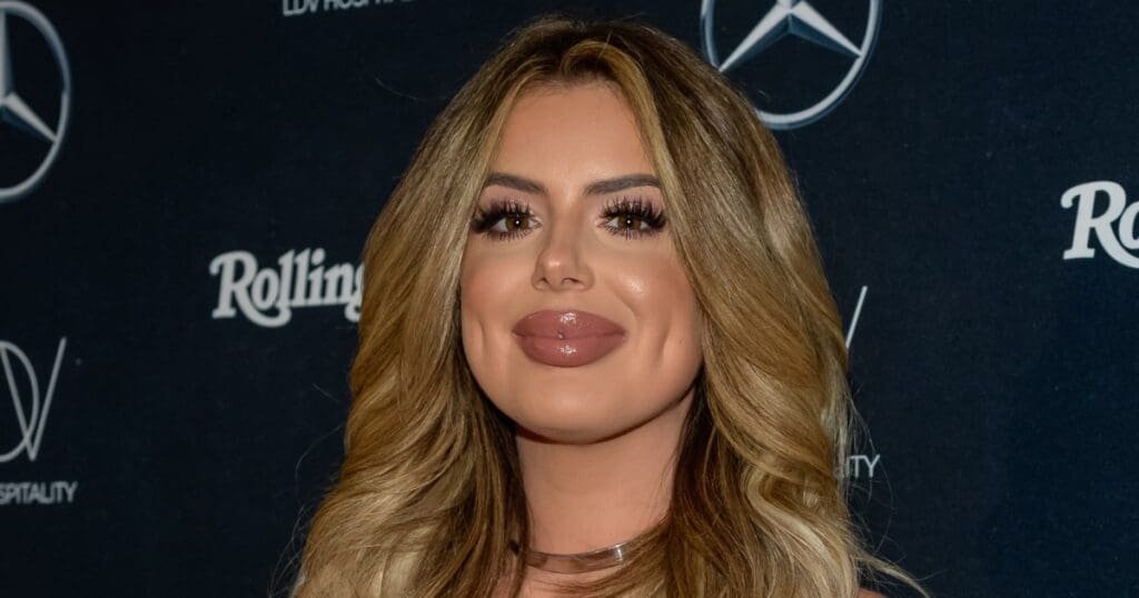 Brielle Biermann poses on red carpet at event