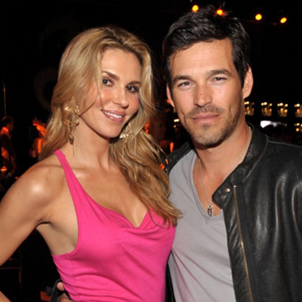 Brandi Glanville and ex-husband Eddie Cibrian pose together during happier days of their marriage.  