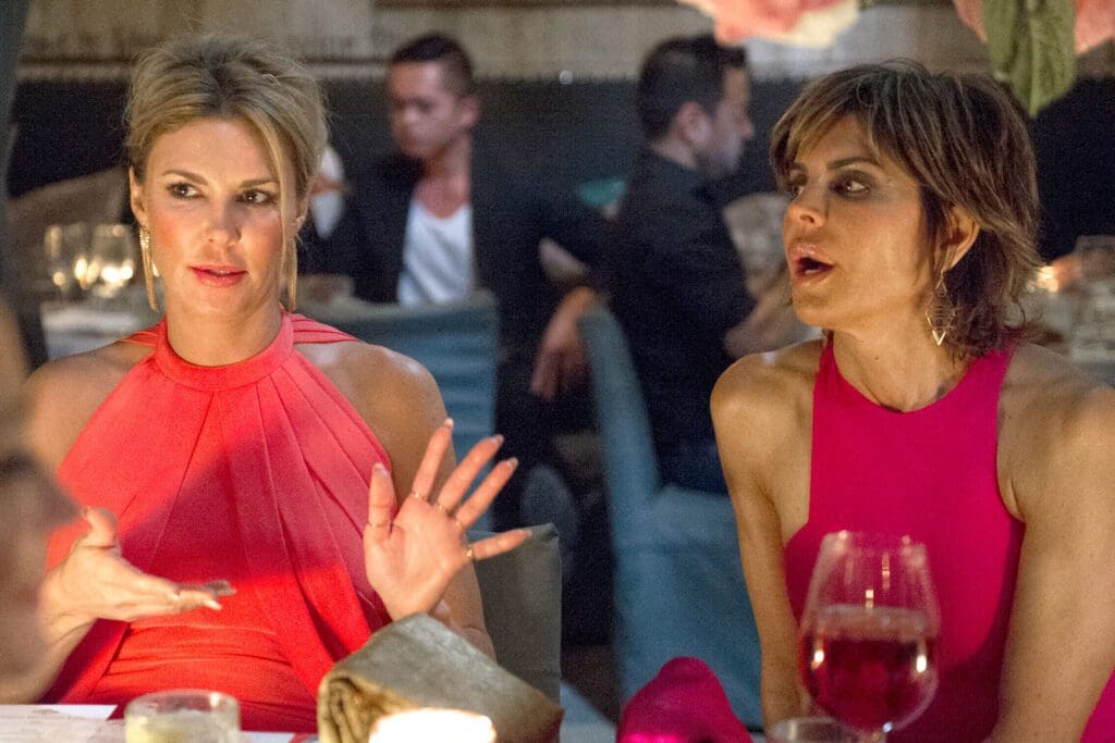 Did Brandi Glanville send Lisa Rinna her Texts the day of the Reunion
