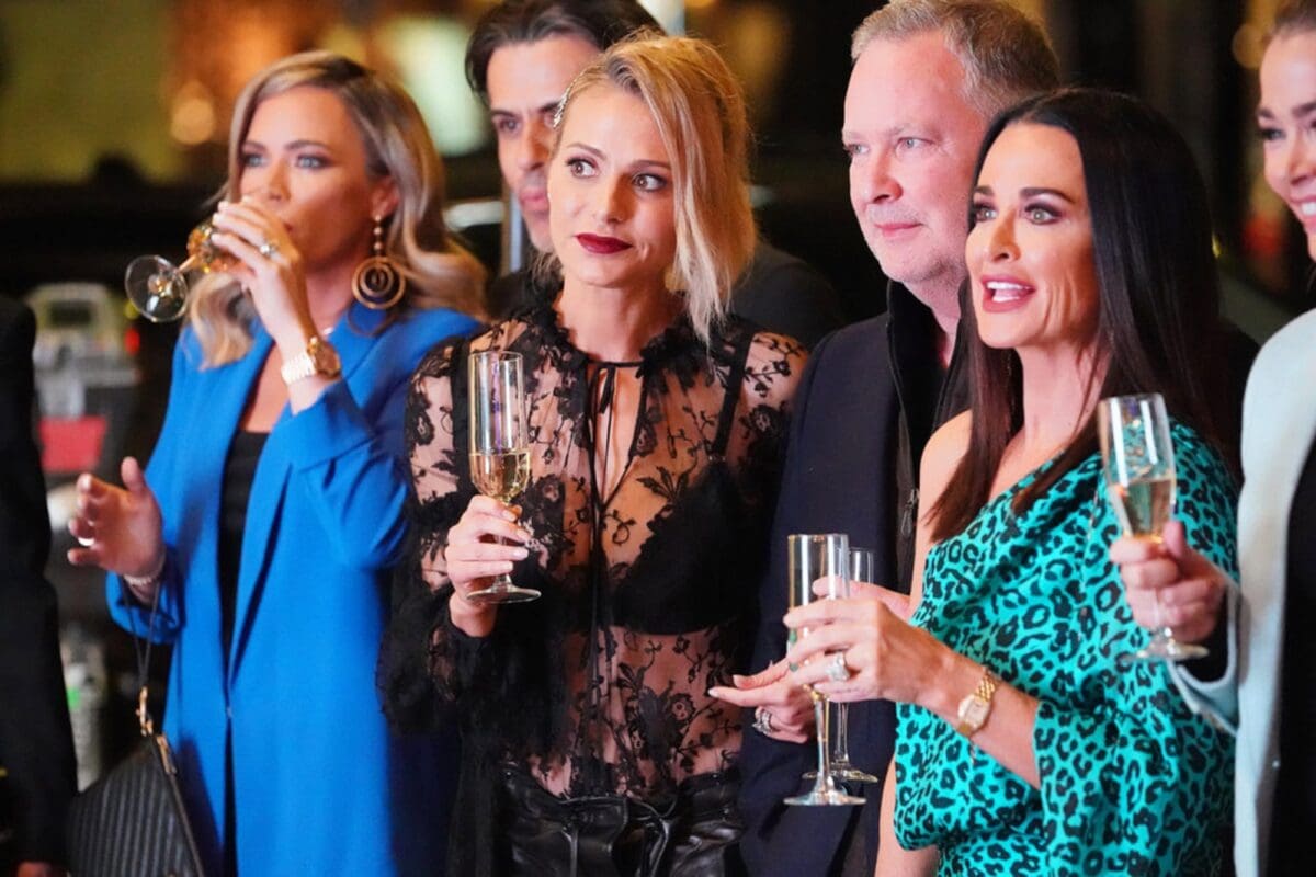 RHOBH BFFs Dorit Kemsley and Kyle Richards at event in Beverly Hills.