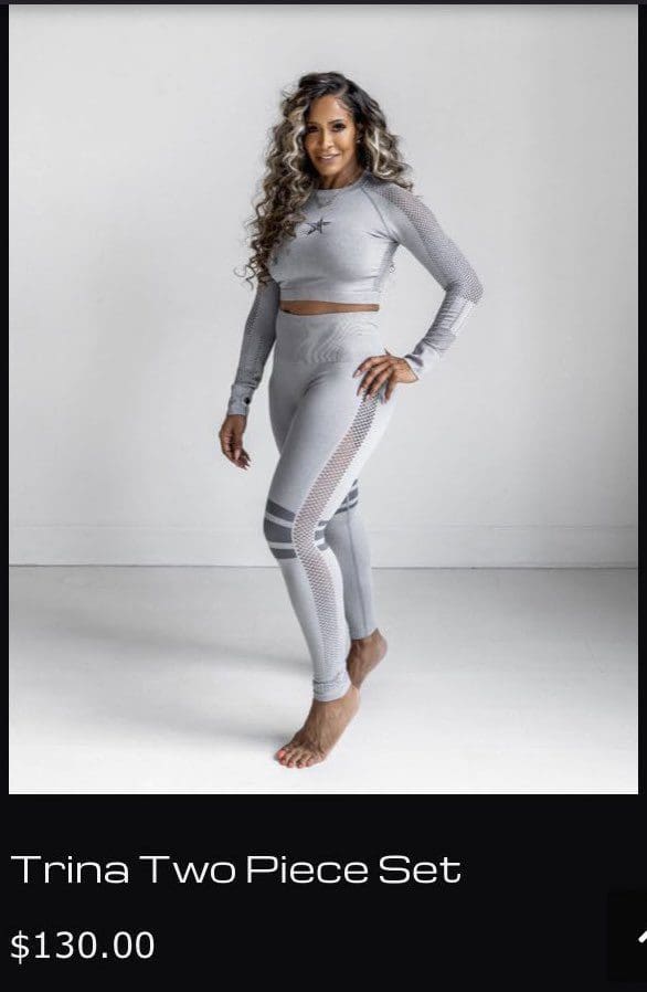 Sheree’S Gray Two-Piece Athleisure