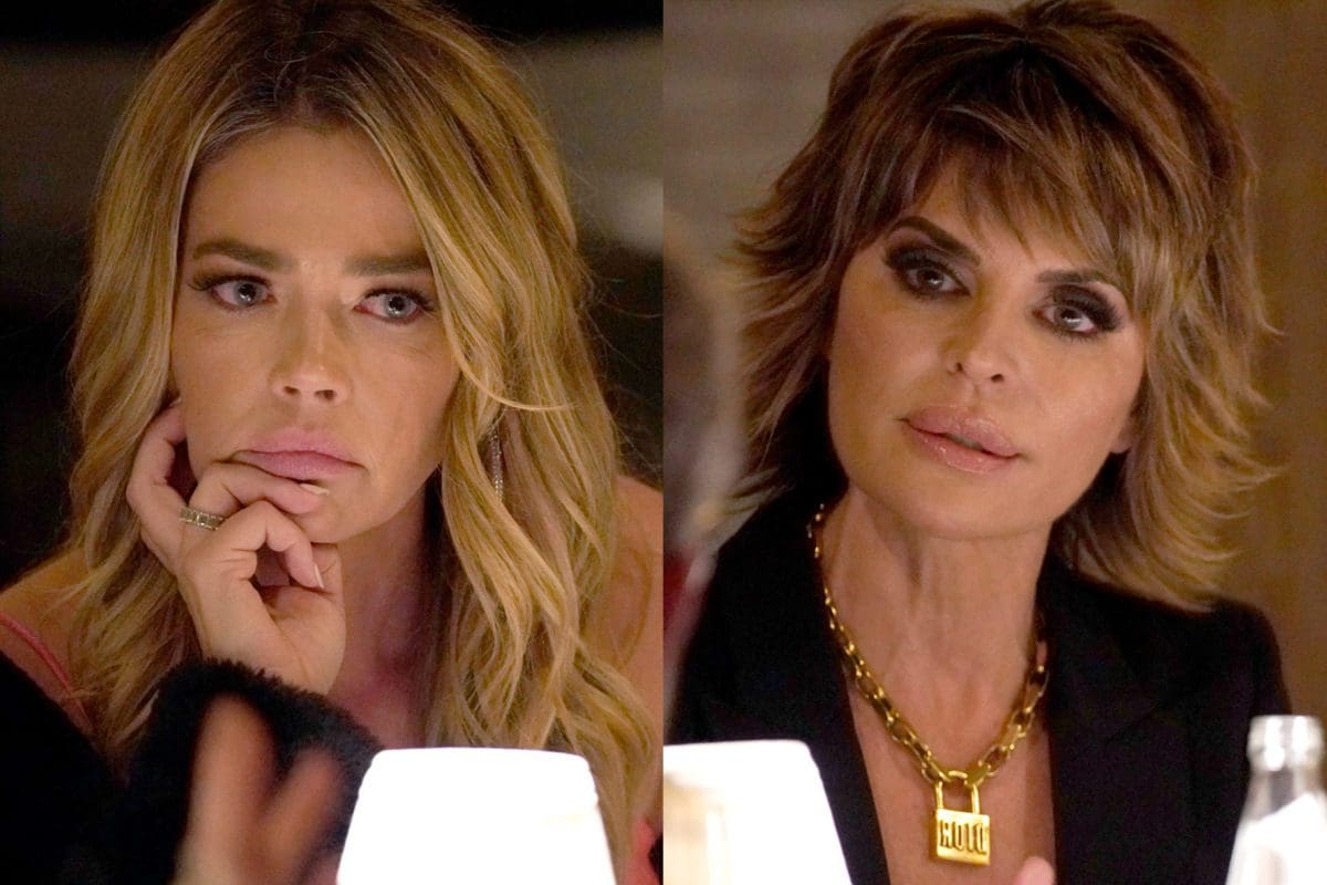Denise Richards discusses her friendship fallout with Lisa Rinna on RHOBH