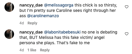 Melissa Gorga gettiing trolled