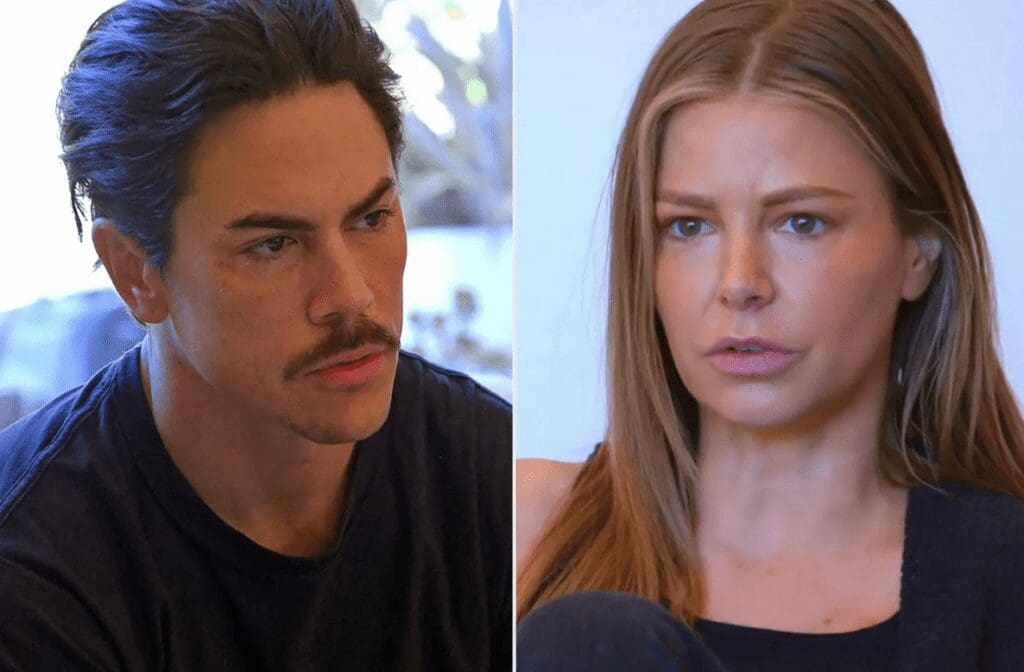 Tom Sandoval Ariana Madix talk about his affair with Raquel Leviss on VPR