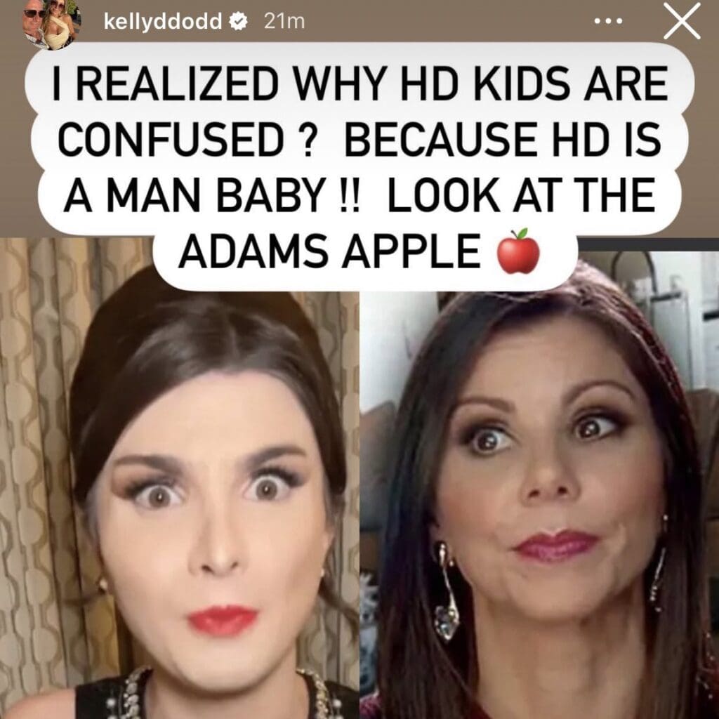 Kelly Dodd goes after Heather Dubrow and kids in Instagram post 
