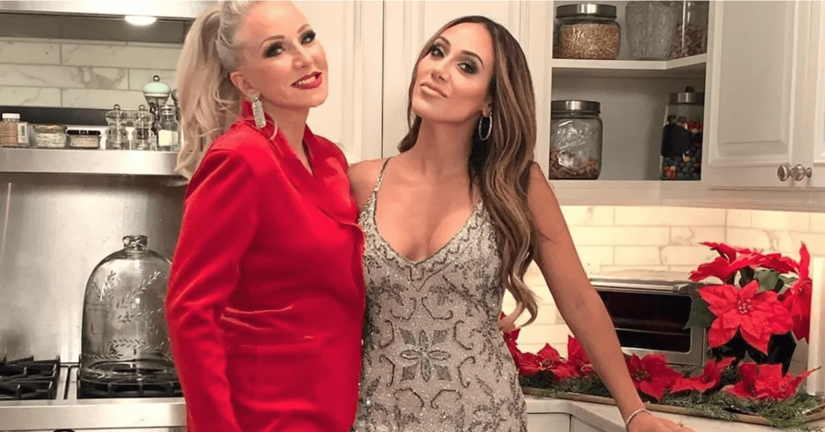 RHONJ stars Margaret Josephs and Melissa Gorga pose for photo together at holiday party
