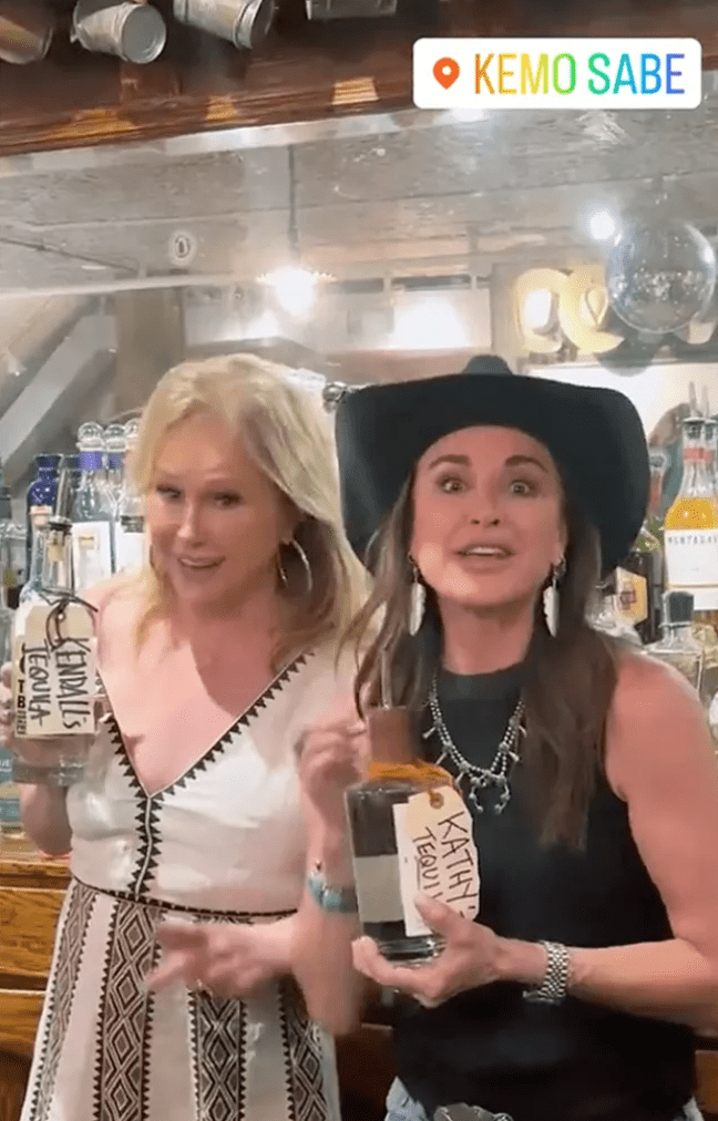 Kathy Hilton and Kyle Richards reunite in Aspen and poke fun at their past drama