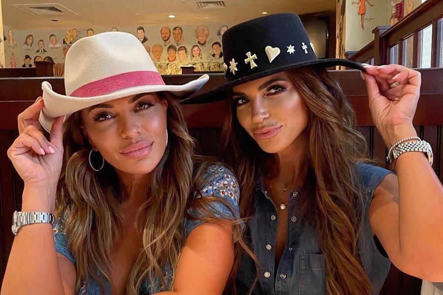 Dolores Catania and Teresa Giudice pose for photo together during RHONJ cast trip to Nashville