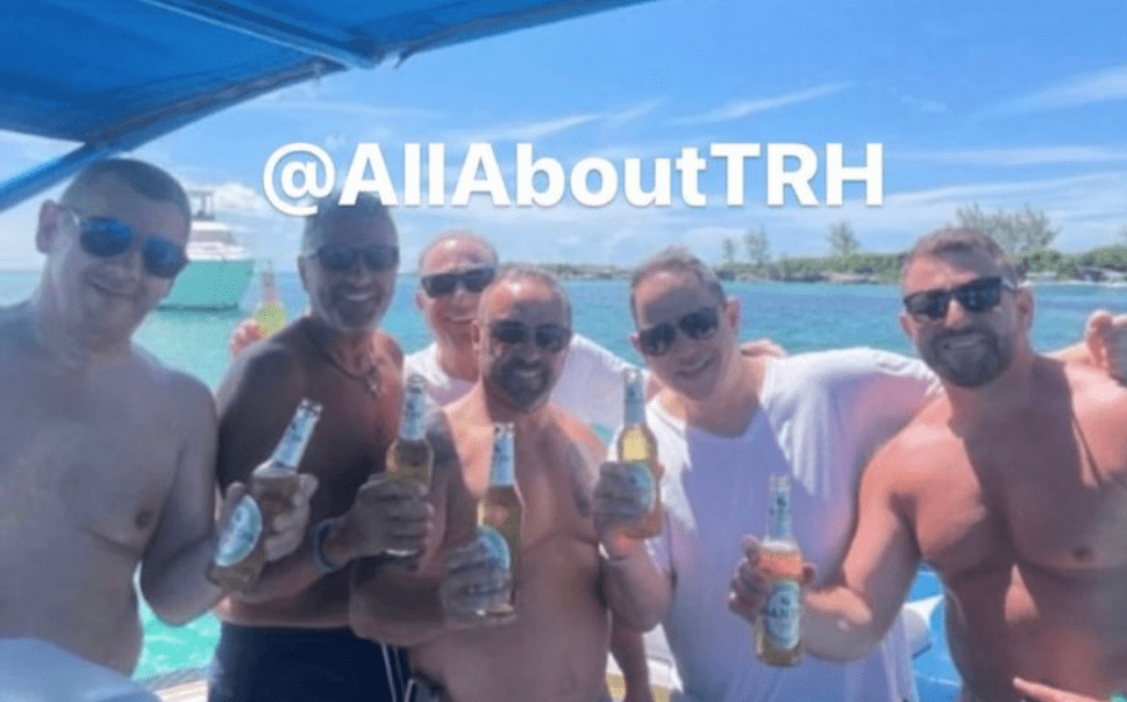 RHONJ's Joe Giudice and Rich Wakile hang out in the Bahamas