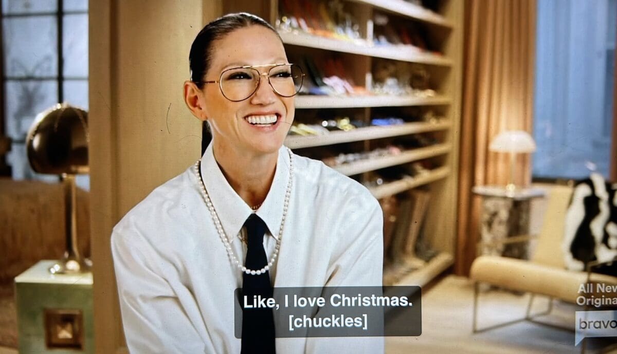 Jenna Lyons gushes about her love for Christmas in RHONY confessional interview