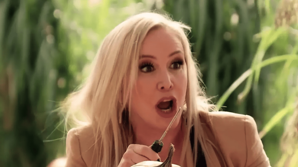 Shannon Beador denies talking about Gina Kirschenhieter behind her back on this week's episode of RHOC