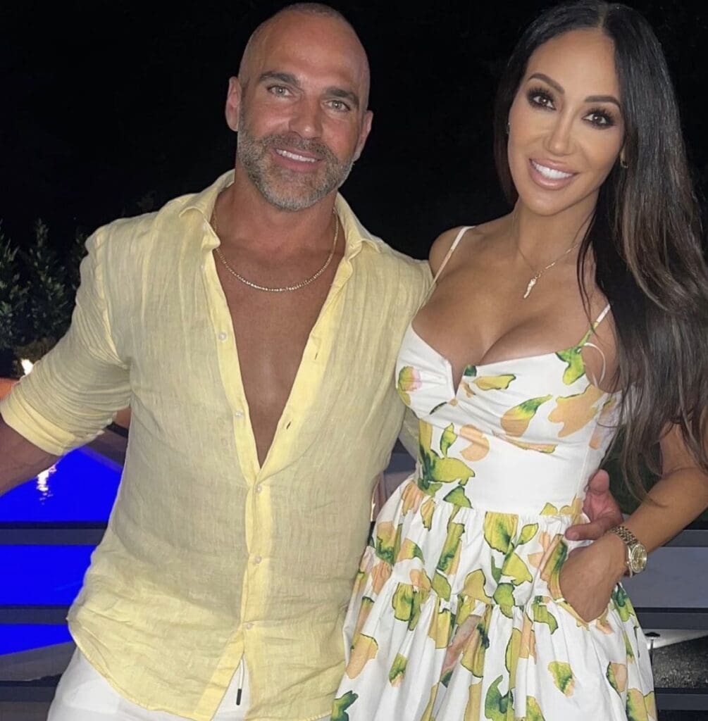 RHONJ's Joe and Melissa take photos at their limoncello themed party 