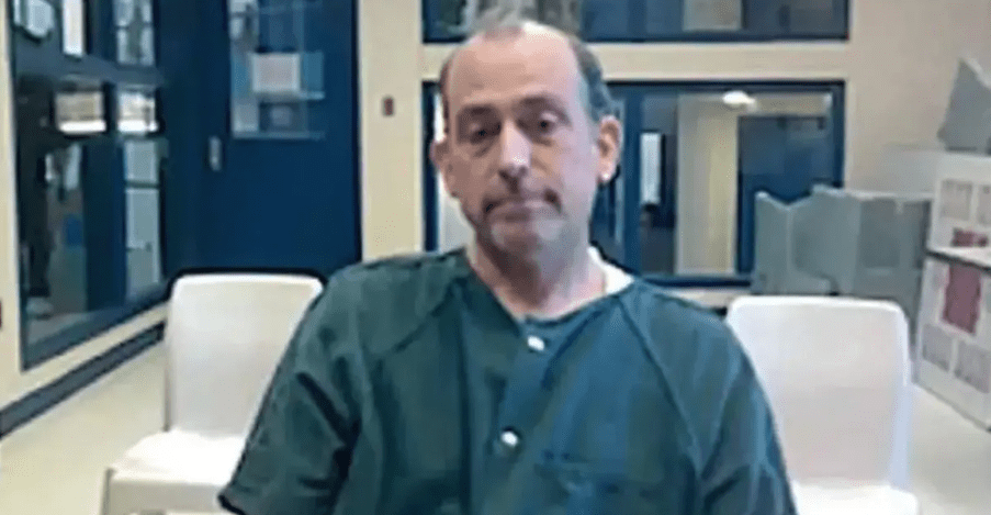 Thomas "Tommy" Manzo during a virtual court appearance connected to the case.