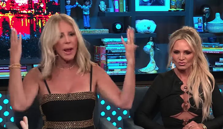 RHOC alum Vicki Gunvalson and best friend Tamra Judge on WWHL