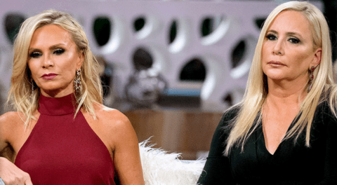 Tamra Judge and Shannon Beador support each other at RHOC reunion.