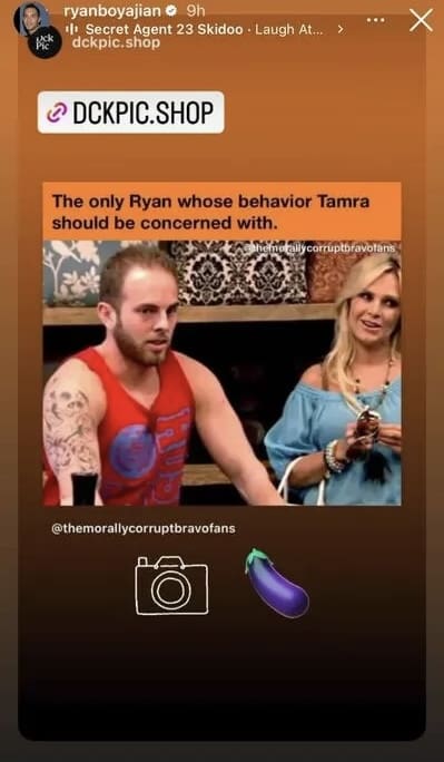 RHOC: Ryan Boyajian Shades Tamra Judge's Son on Instagram