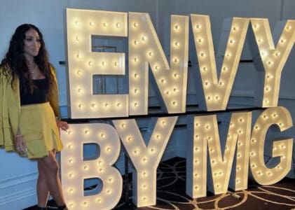 RHONJ star Melissa Gorga hosts her third fashion show for her boutique, Envy.