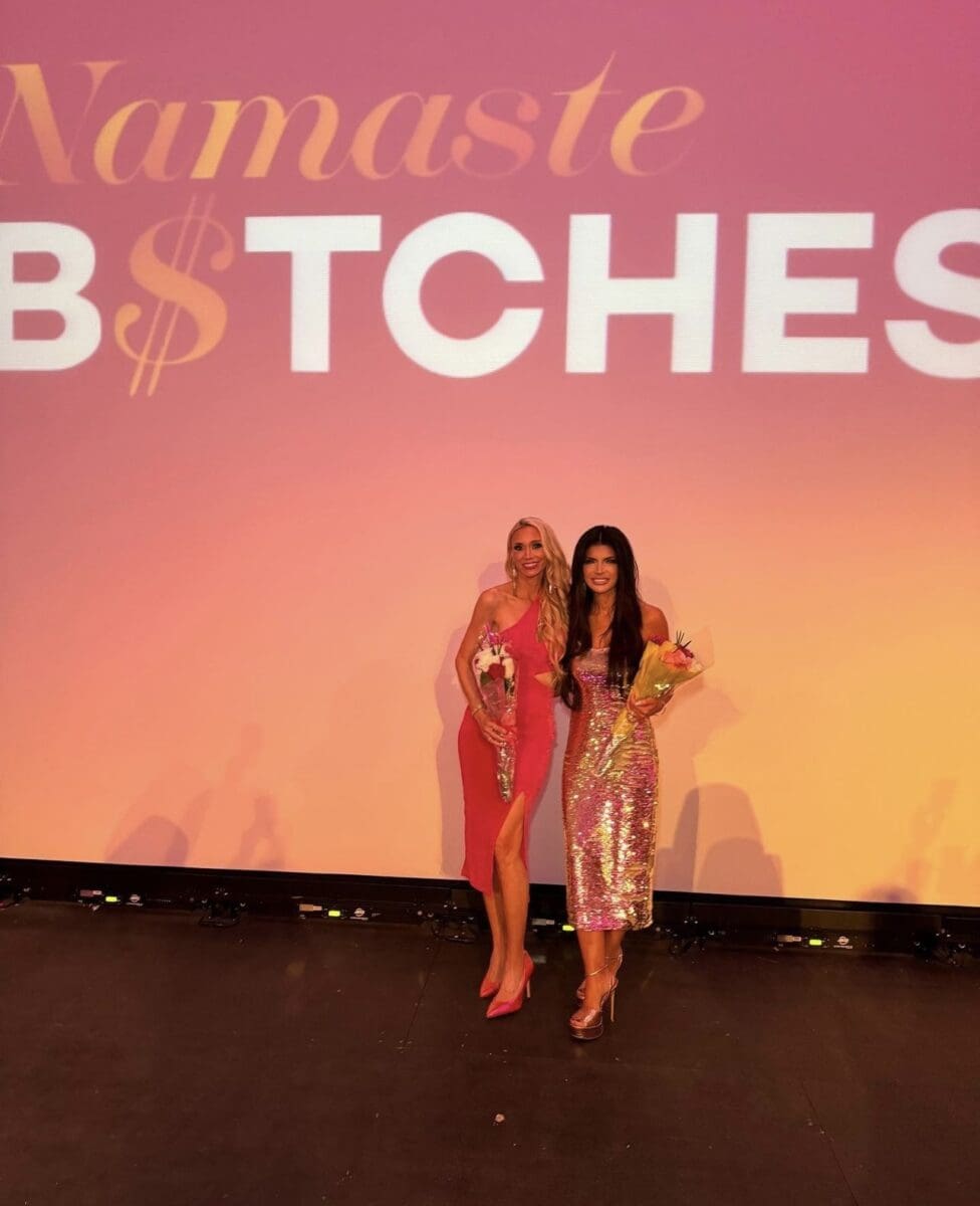 RHONJ's Teresa Giudice hosts a live podcast event with her Namaste B$tches co-host Melissa Pfeister.