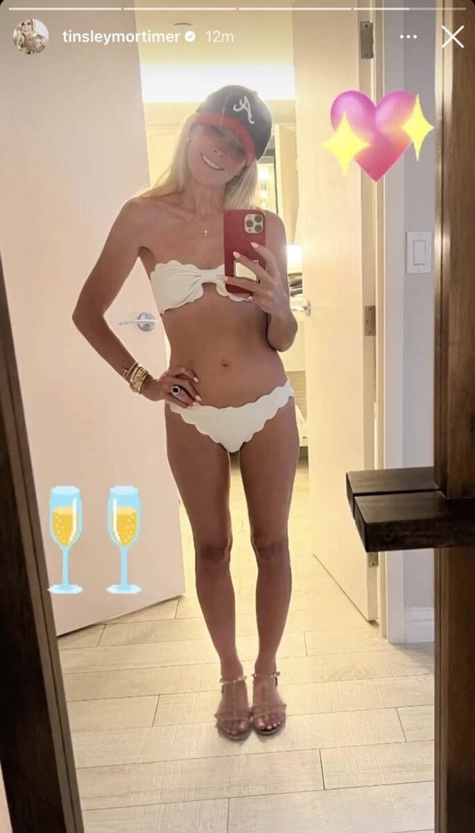 RHONY alum Tinsley Mortimer celebrates her upcoming wedding on a family vacation.