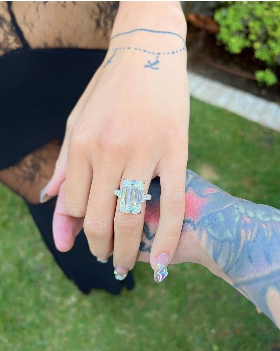 Noella Bergener's stunning engagement ring.