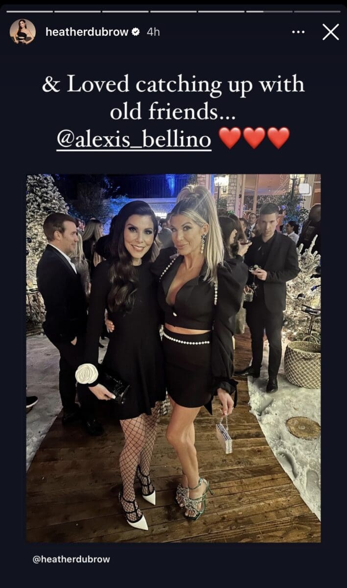 Former OC Housewife Alexis Bellino reunites with Heather Dubrow
