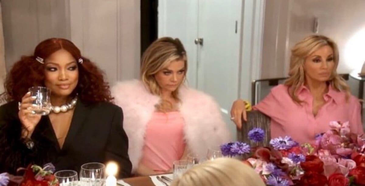 Garcelle Beauvais, Denise Richards, and Camille Grammer water the drama go down on RHOBH.