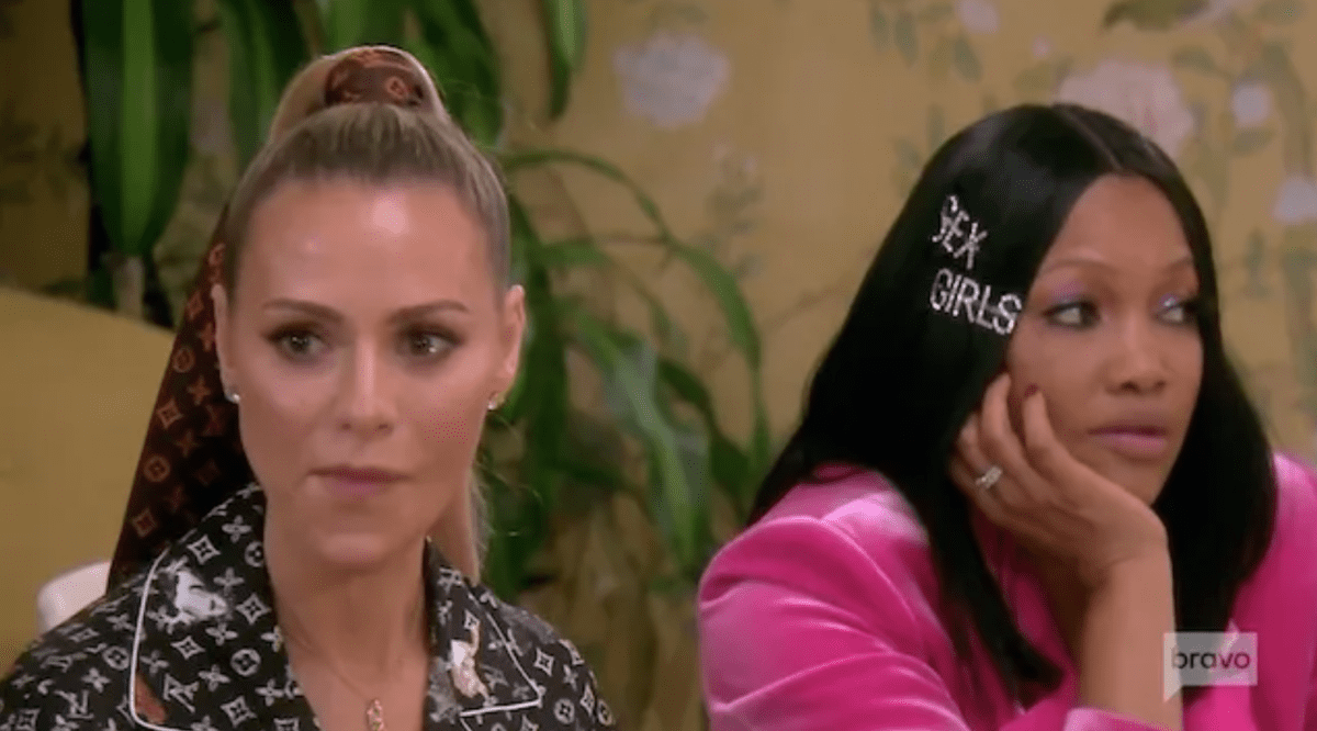 Dorit Kemsley and Garcelle Beauvais have an awkward exchange during a dinner party on RHOBH.