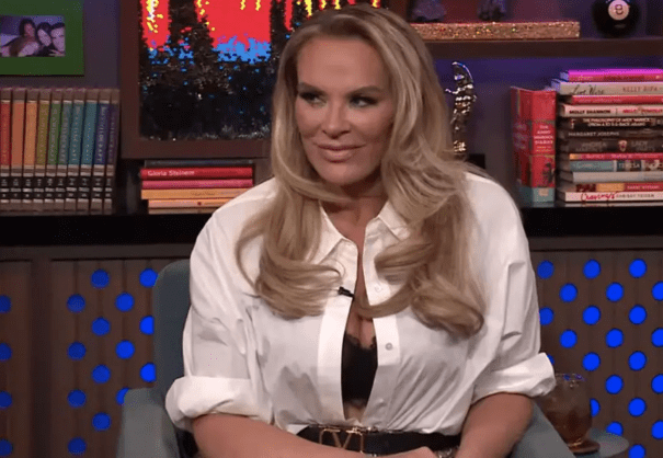 RHOSLC OG Heather Gay looked fresh-faced but different on WWHL