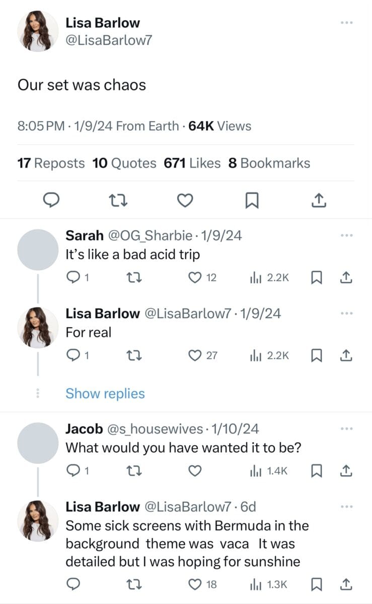 Lisa Barlow makes it known she isn't a fan of the RHOSLC season 4 reunion set.