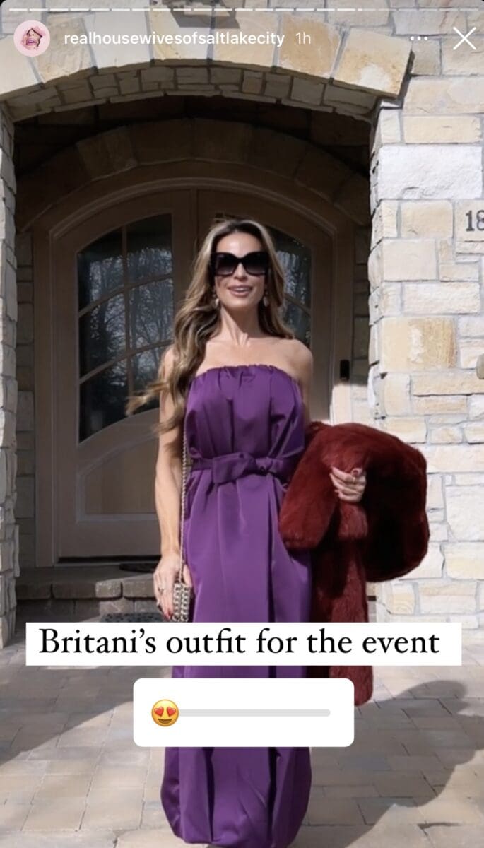 Britani Bateman, a new cast member of RHOSLC, attends a Galentine's Day party for season 5