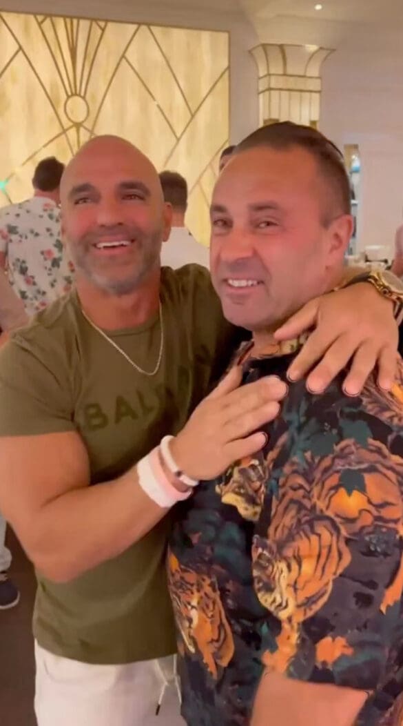 RHONJ's Joe Gorga and Joe Giudice reunite in the Bahamas.