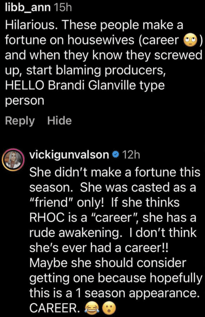 Vicki Gunvalson Slams Alexis Bellino Calling RHOC Her 'Career'